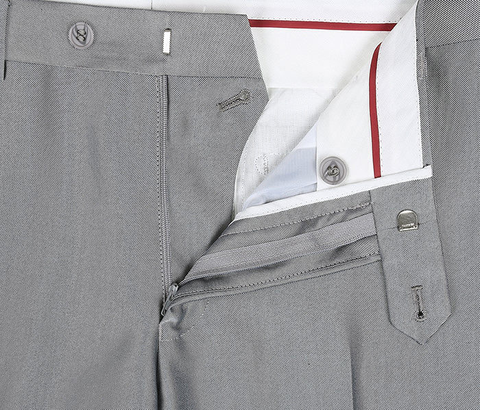 Gray Sharkskin Italian Slim Suit by Renoir