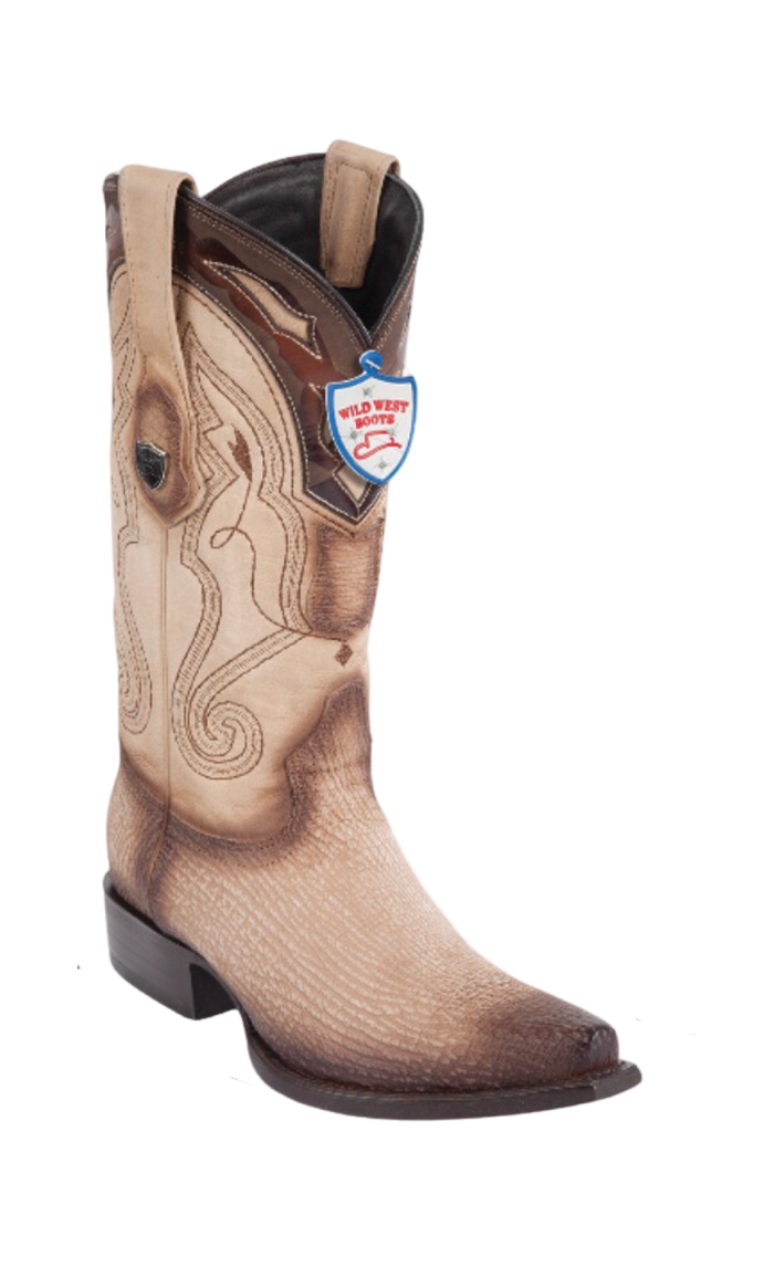Bota de Tiburon Original Punta Recortada Wild West