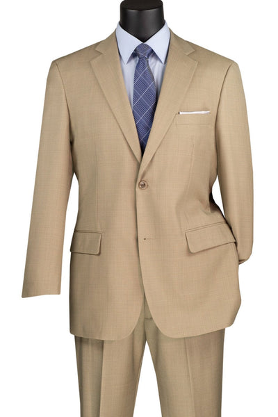 Monte Carlo Beige Textured 2-Piece Suit