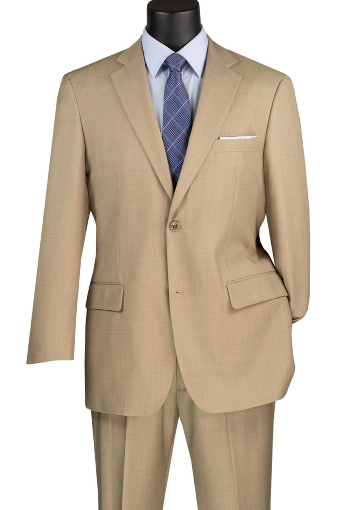 Monte Carlo Beige Textured 2-Piece Suit