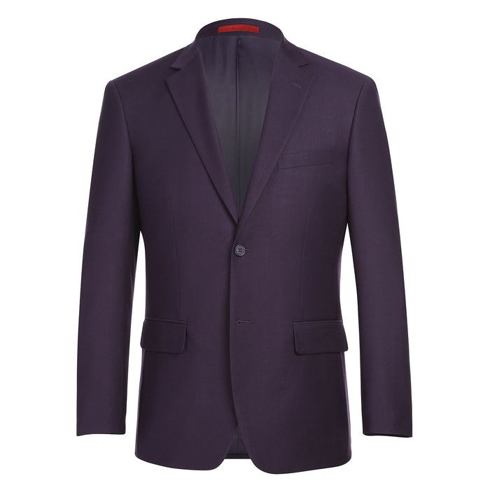 Men's Slim Fit Notch Lapel Suit 2-Piece by Renoir