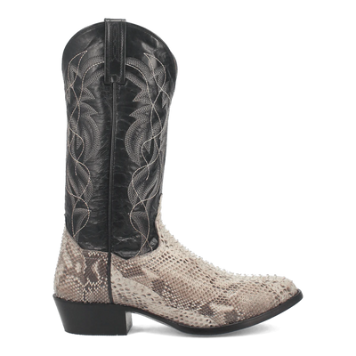 Dan Post Manning Python Snakeskin Boots Natural
