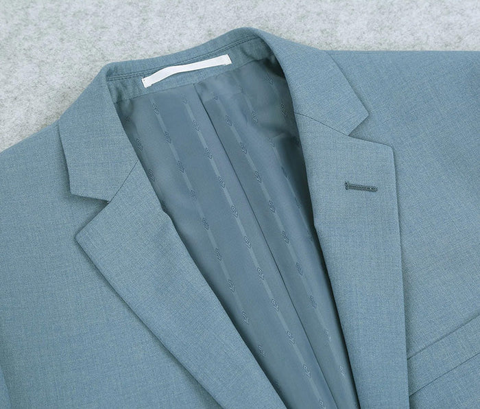 Light Blue Slim Fit 2 Piece Suit by Renoir