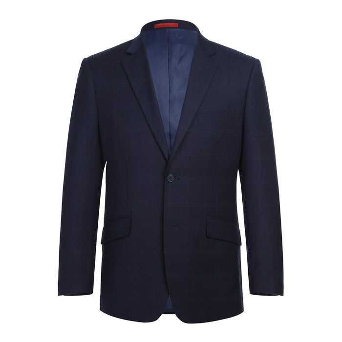 Slim Fit Checked Suit 293-29 for Men