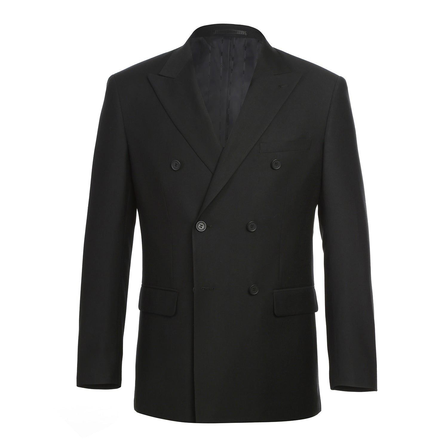 Men's Double-Breasted Peak Lapel Slim Suit