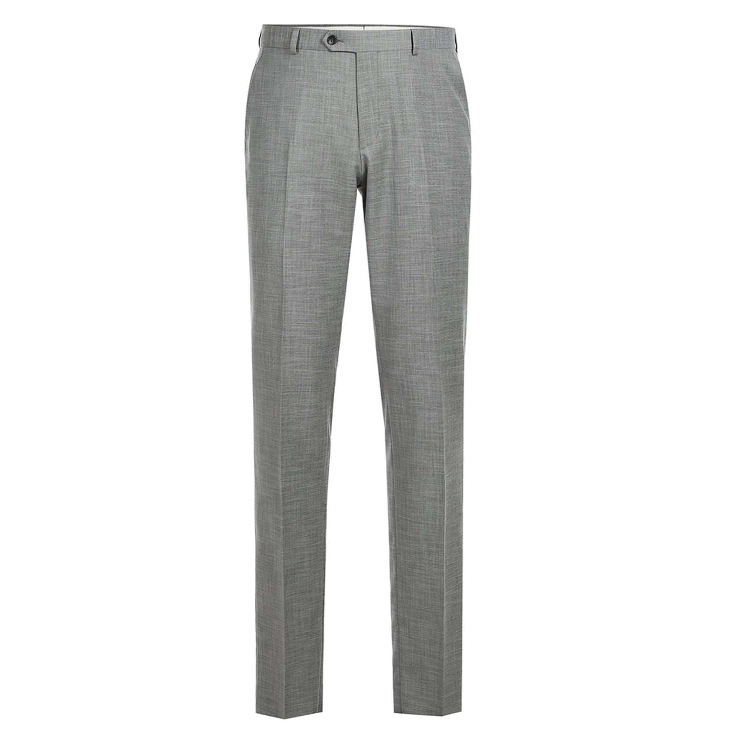 Men's Slim Fit Gray Suit with Notch Lapels
