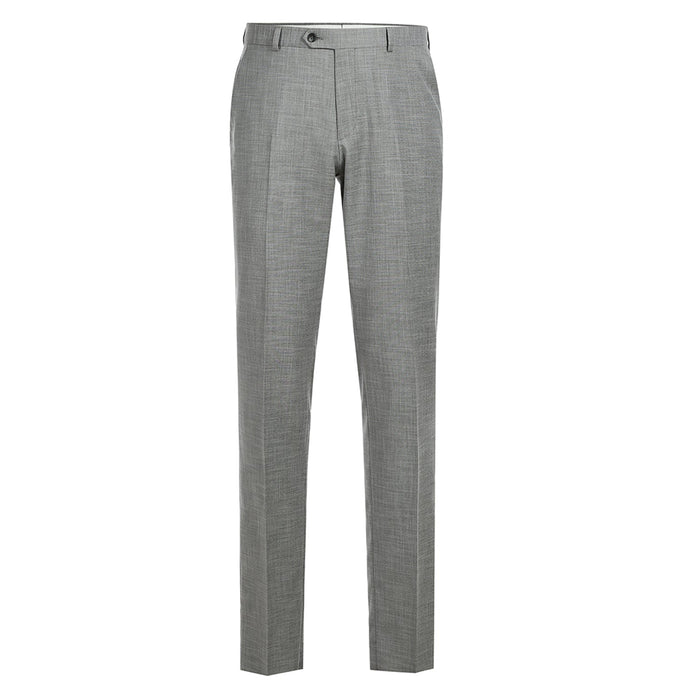 Men's Slim Fit Gray Suit with Notch Lapels