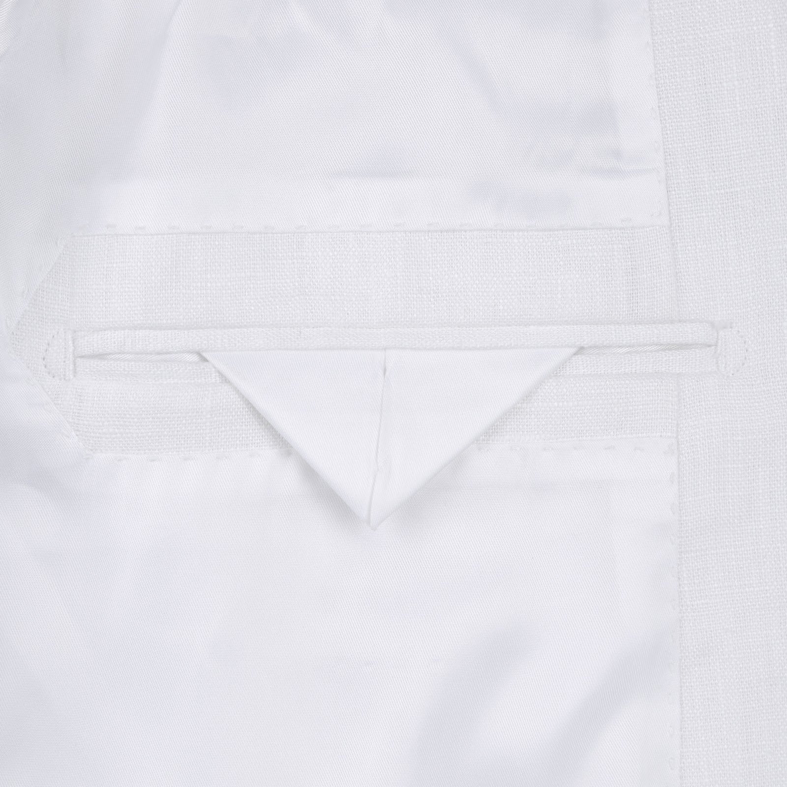 Linen Suit 2 Piece, 2 Buttons, Regular Fit - White