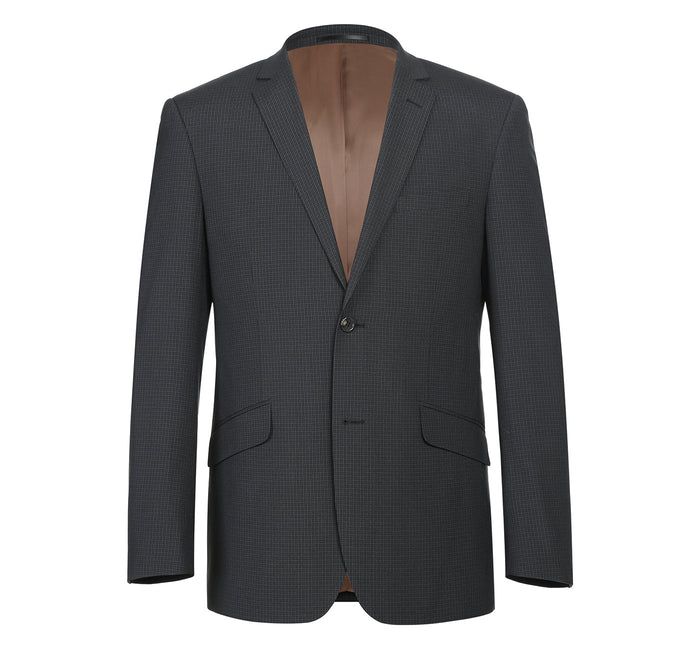 Men's Slim Fit Stretch Dress Suit by Renoir