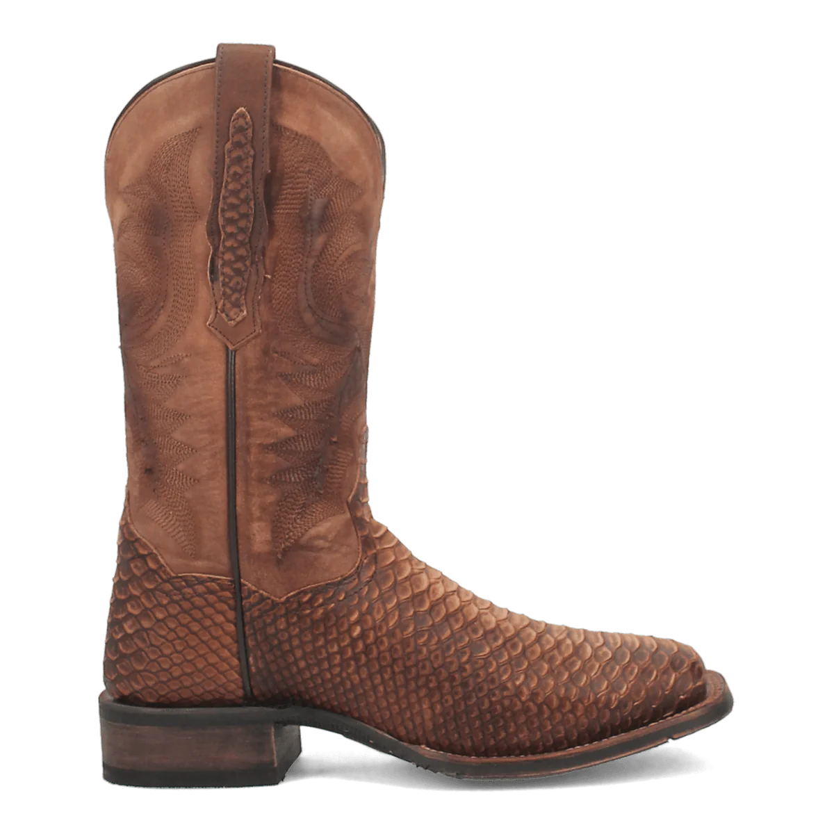 Dan Post Men's KA Python Print Square Toe Boots