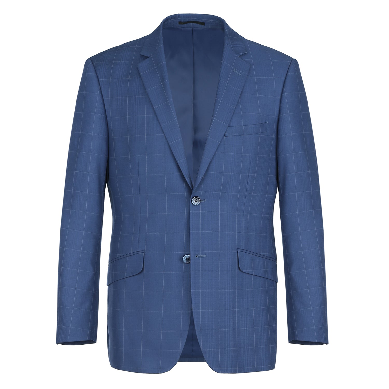 Men's Slim Fit 2-Piece Check Dress Suit