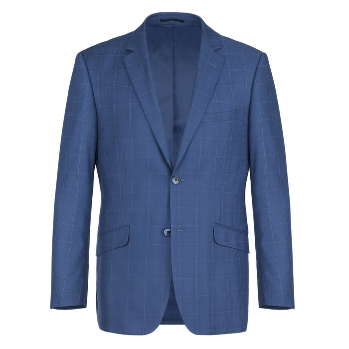 Men's Slim Fit 2-Piece Check Dress Suit