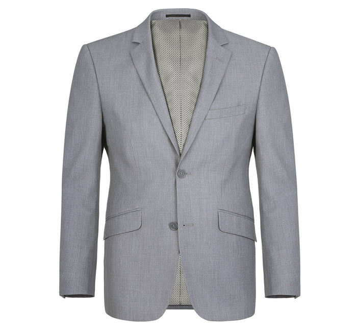 Men's Slim Fit Solid Stretch 2-Piece Suit by Renoir