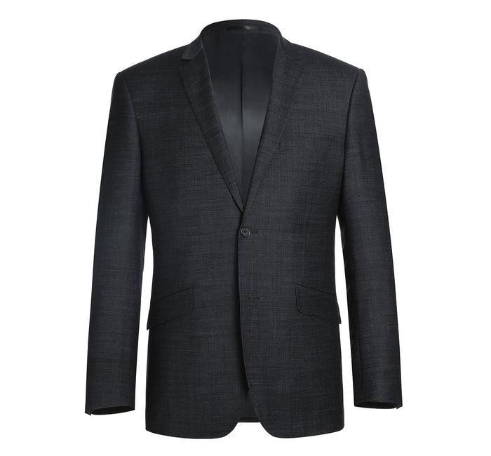 Men's Slim Fit Wool Blend Two Piece Suit