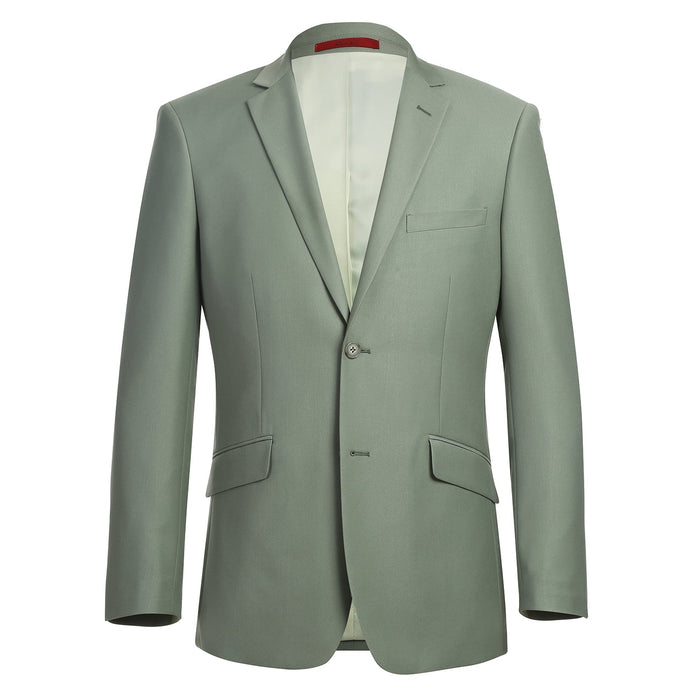 Men's Slim Fit Notch Lapel 2-Piece Suit by Renoir