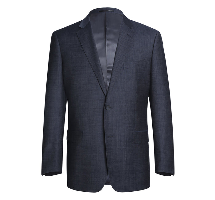 Men's Classic Fit Two Piece Wool Blend Suit