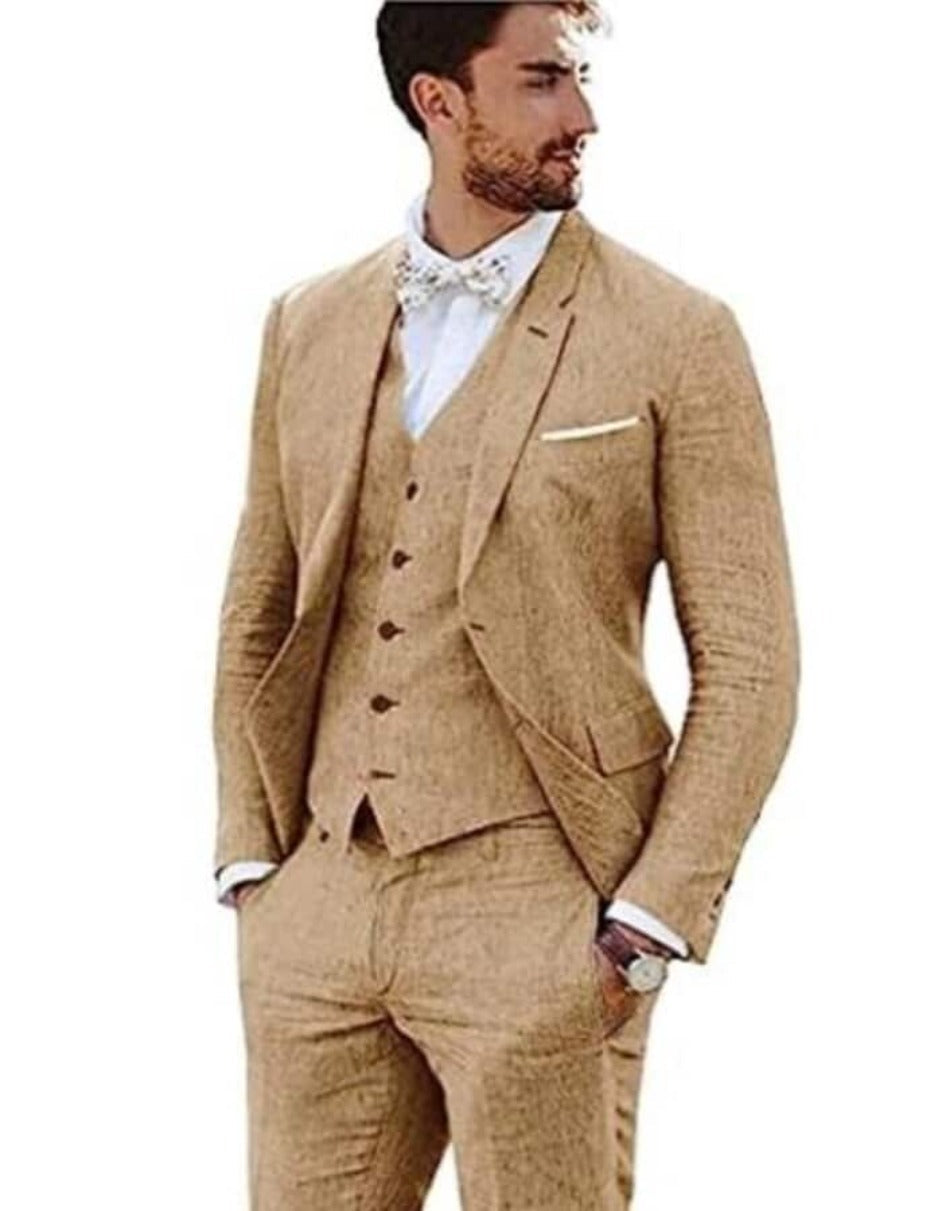 Linen Suit for Beach Weddings - Mens Summer Essential