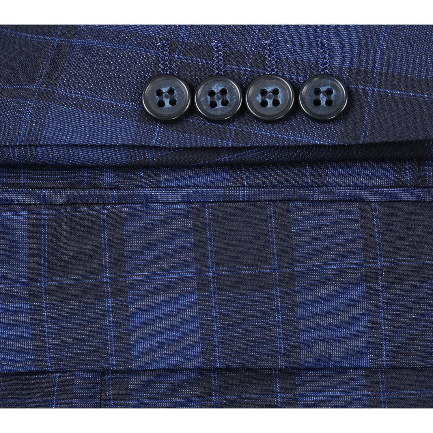 566-1 Men's Slim Wool Suit by Renoir
