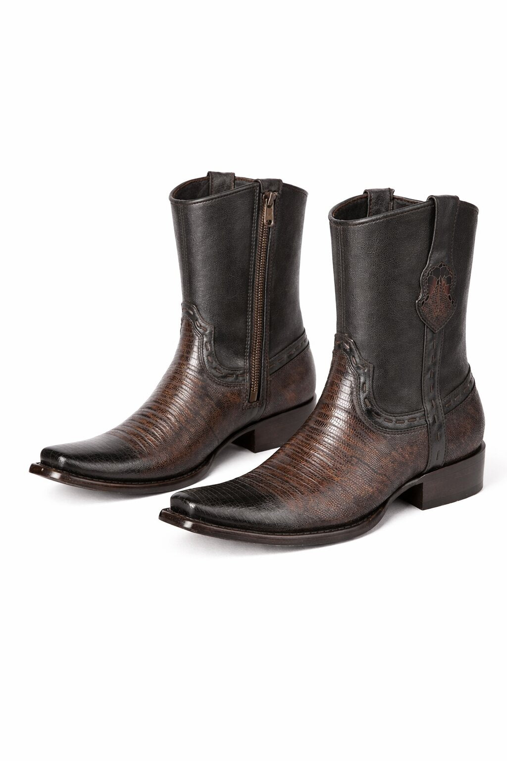 King Exotic Lizard Teju Dubai Toe Boots