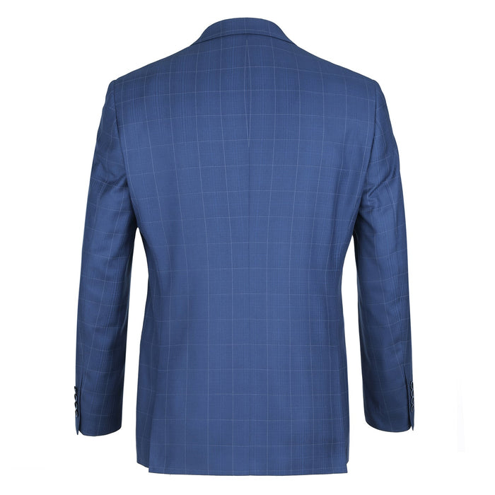 Men's Slim Fit 2-Piece Check Dress Suit