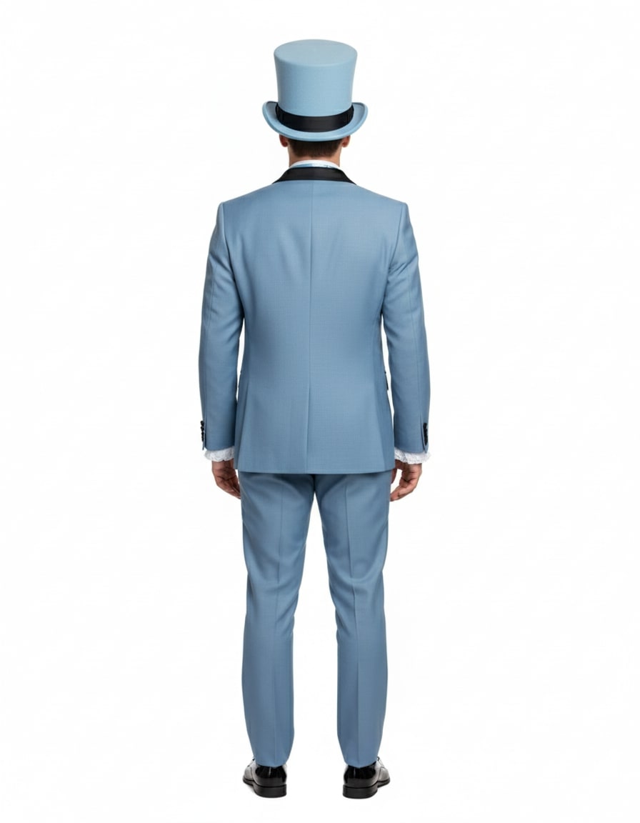 Dumb and Dumber Blue Tuxedo Costume & Hat