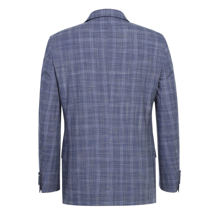 Men's Slim Fit Checked Suit by Renoir