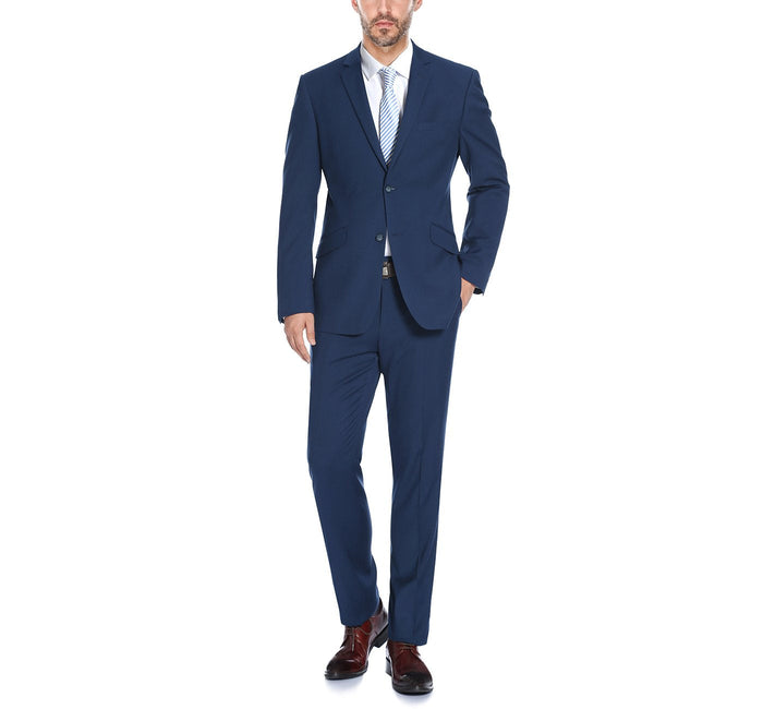 Men's Slim Fit Stretch 2-Piece Suit by Renoir