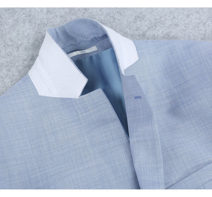 Men's Slim Fit Notch Lapel Suit by Renoir