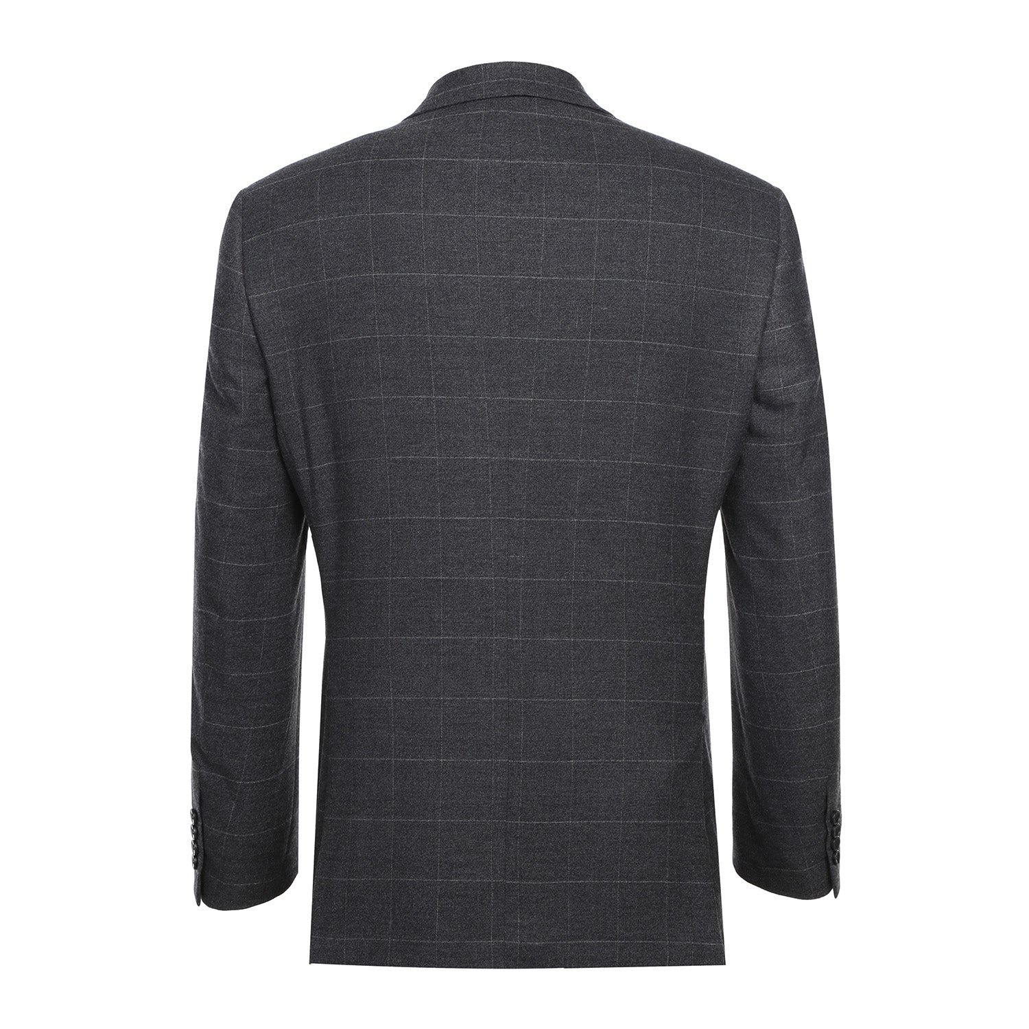 Men's Slim Fit Checked Suit by Renoir