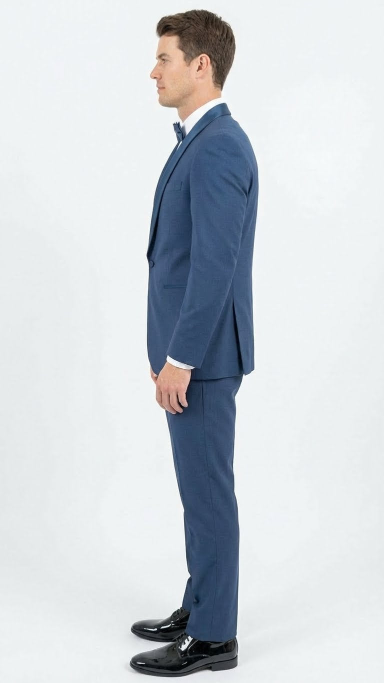 grey tux with royal blue dress Men's Indigo Sapphire Tuxedo Suit Set, Classic Formal Weddi YGroup_colourway-paigemini Boden Women's Naomi Relaxed Clothing size:FR 42 - L soft texture and lightweight