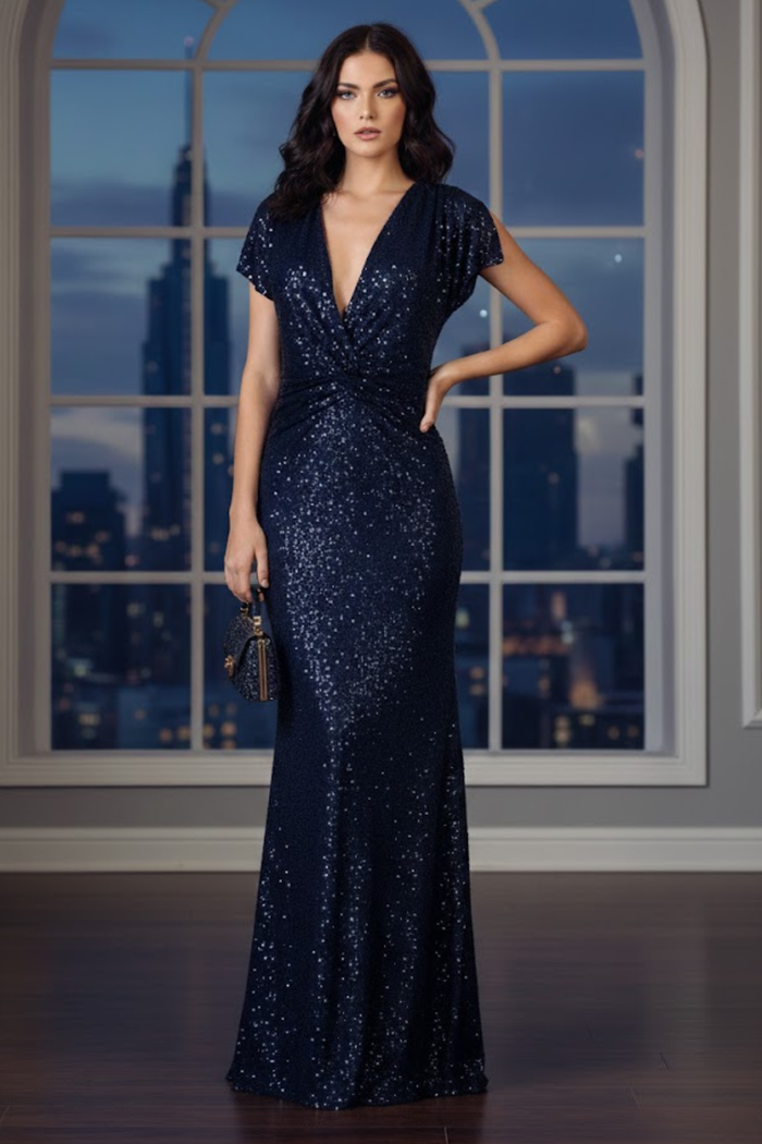 Plus Size Long Evening Gown Maxi Formal Dress for Women By Royal Queen RQ7794