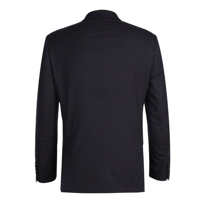 Classic Fit Single Breasted Micro Check Suit