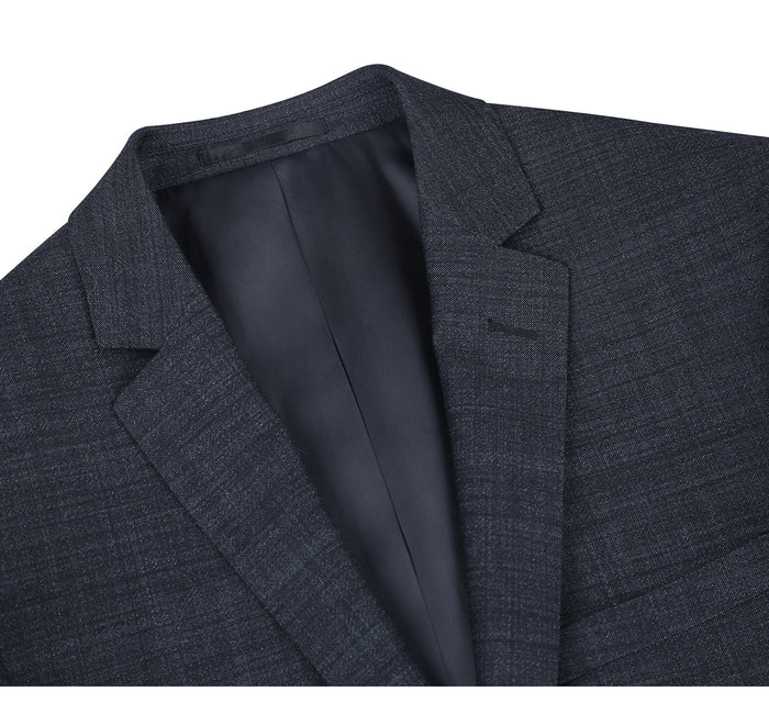 Men's Slim Fit Wool Blend Two Piece Suit