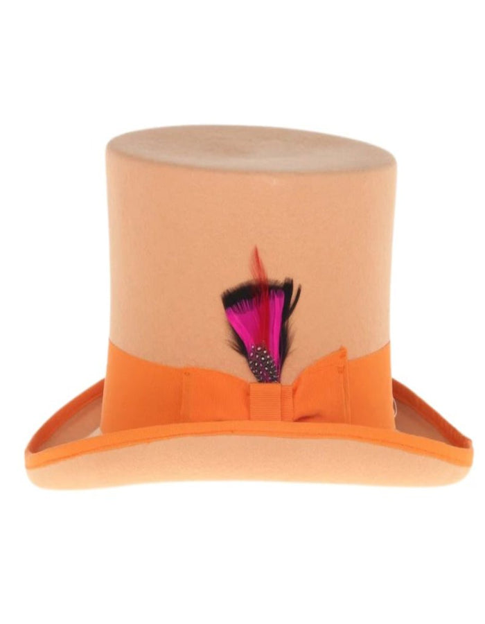 Victorian Steampunk Loden Felt Top Hat