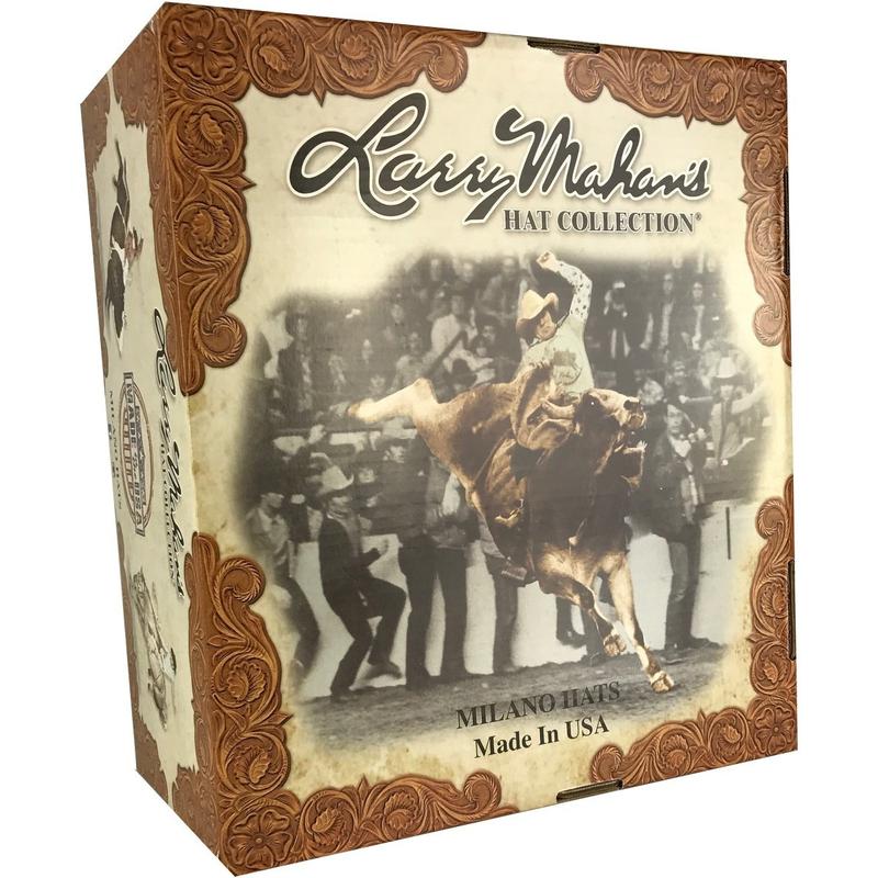 Larry Mahan 6X Real Fur Felt Cowboy Hat Chocolate