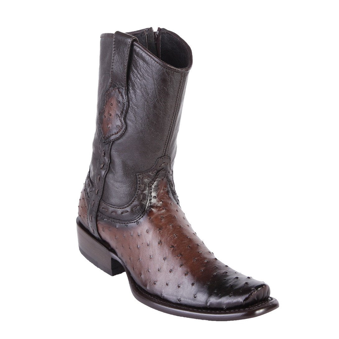 King Exotic Dubai Toe Ostrich Boots