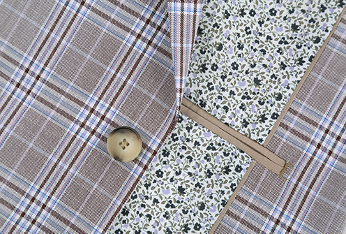 Gerace Collection Glen Plaid Slim Fit Suit
