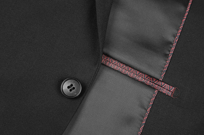 Performance Stretch Slim Fit Suit - Black