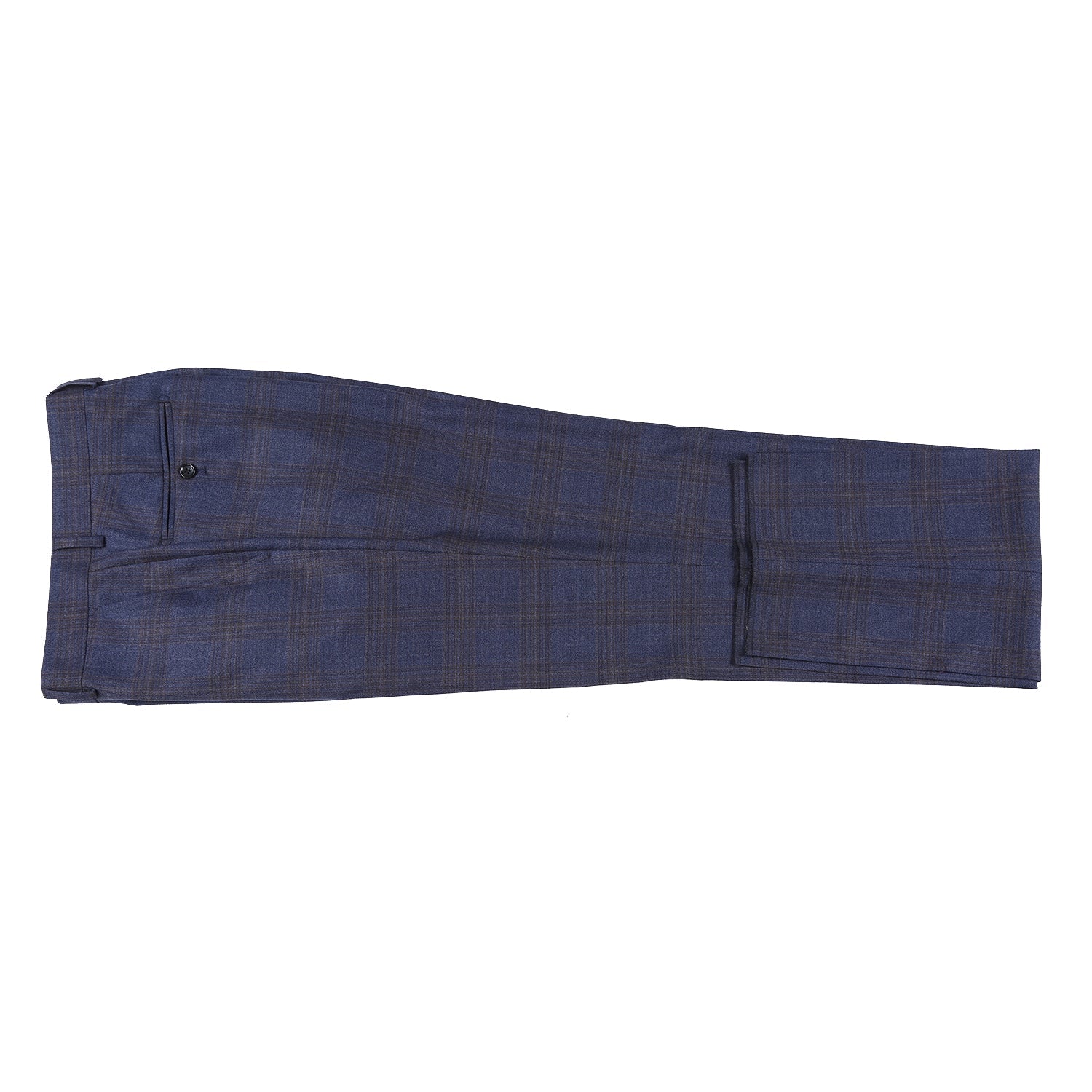 3-Piece Wool Stretch Checked Suit by Renoir