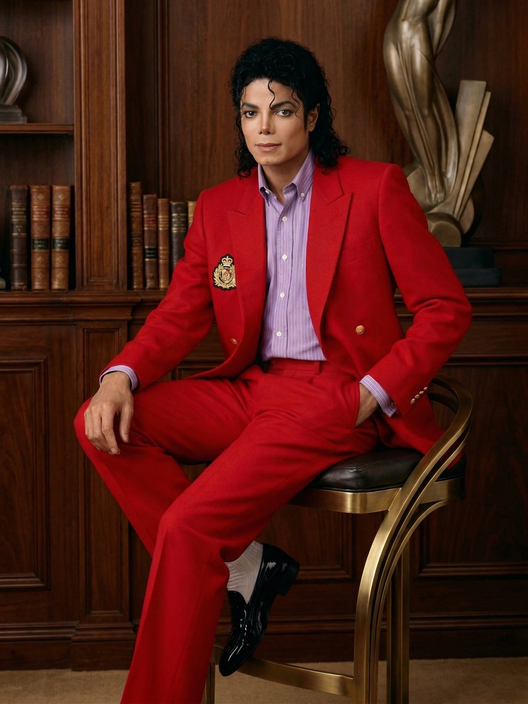 michael jackson red dress Love his French braid and red outfit : r/MichaelJackson