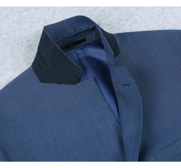 Men's Slim Wool Suit by Renoir, 2-Piece