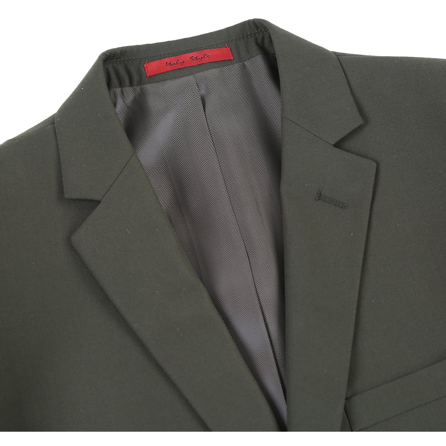 Men's Slim Fit 2-Piece Notch Lapel Suit by Renoir
