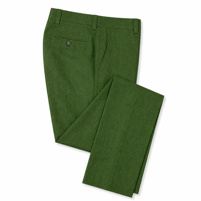 Premium Linen Pant - Emerald