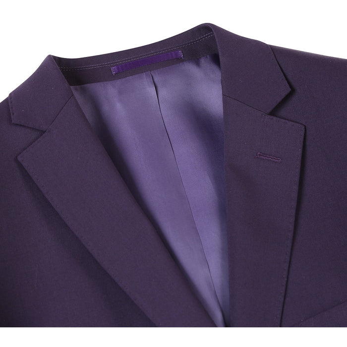 566-4 Men's Slim Fit Wool Suit by Renoir