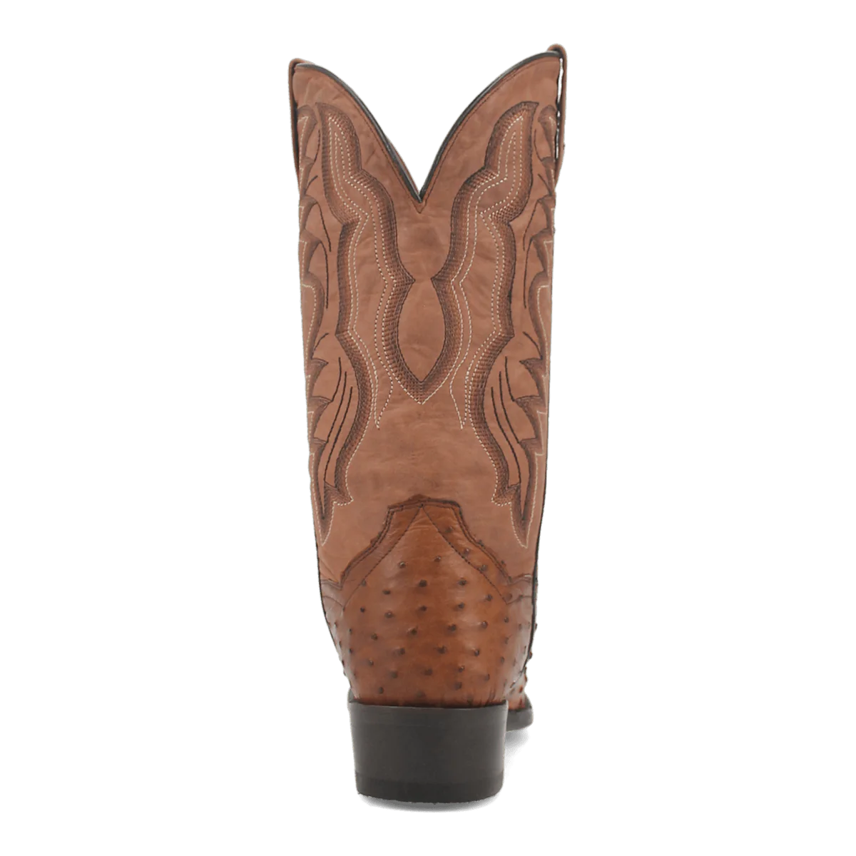 Dan Post Tempe Full Quill Ostrich Round Toe Boots