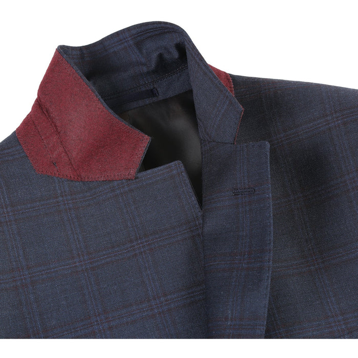 564-5 Slim Fit Wool Suit for Men