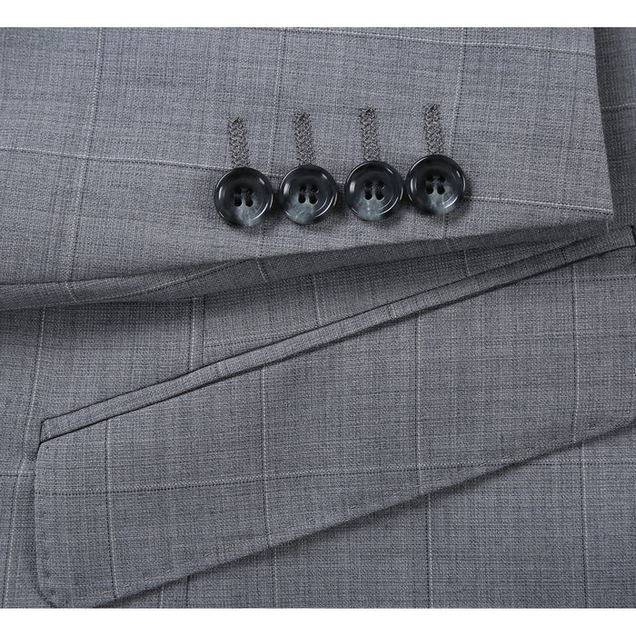 Men's Classic Fit Wool Blend Stretch Suit