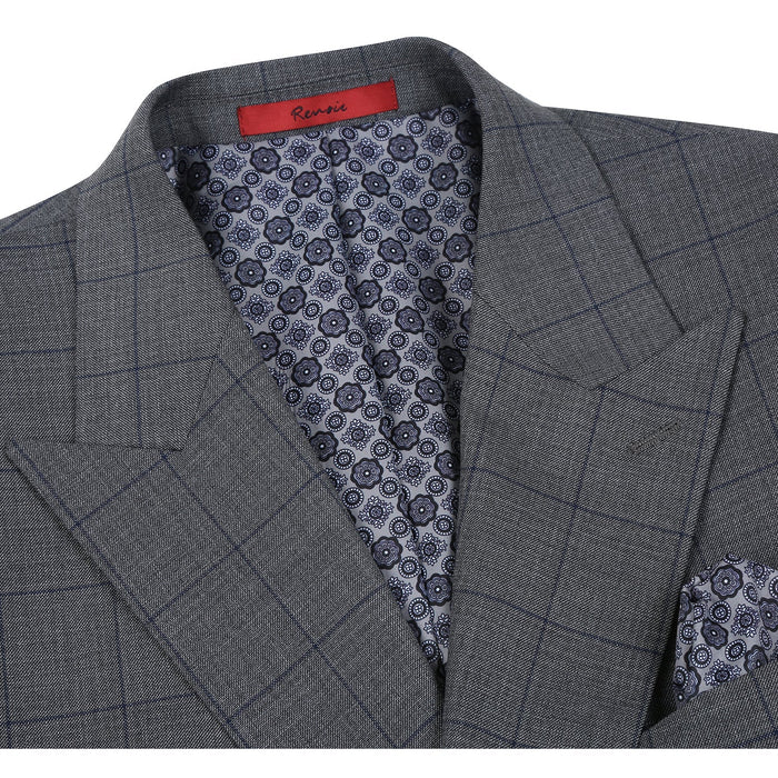 Men's Double-Breasted Slim Fit Suit 293-44