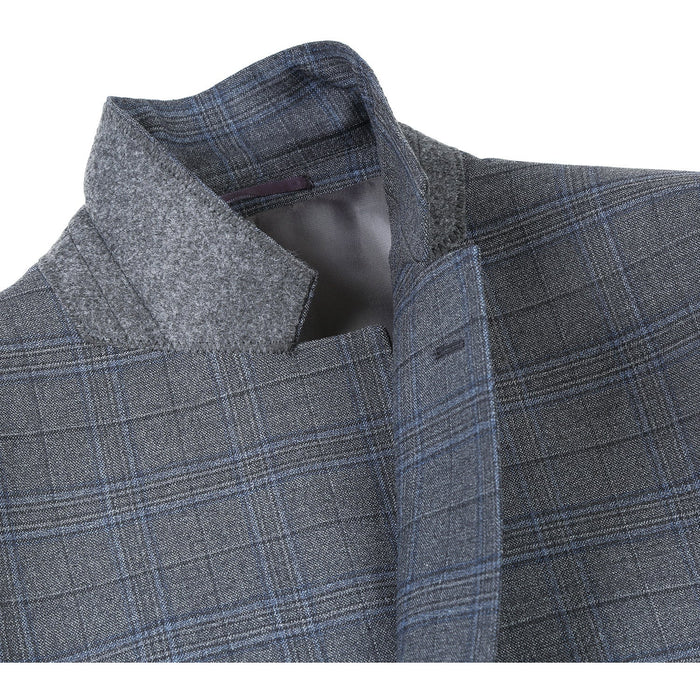 Men's Wool Blend Classic Fit Stretch Suit