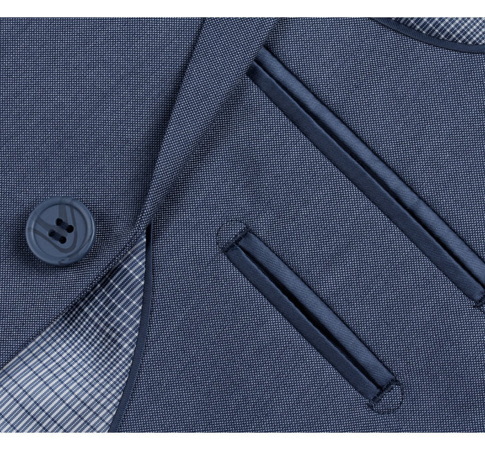 Men's Slim Fit 2-Piece Notch Lapel Suit by Renoir